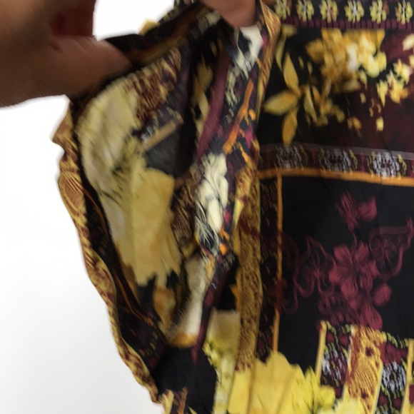 NWT Unique Spectrum Cold Shoulder Hi-Lo Button Up Top 1X, 2X, 3X PLUS SIZE - Picture 6 of 9